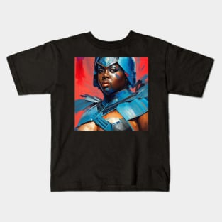 African Queen: Futuristic Fashion Statement T-Shirt Kids T-Shirt